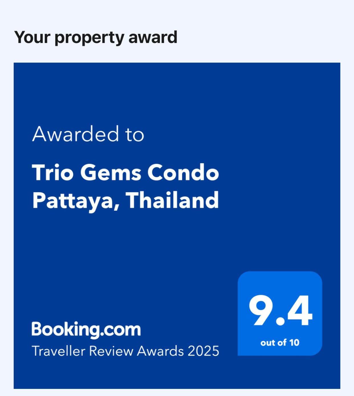 Trio Gems Condo Pattaya, Thailand Bãi biển Jomtien Ngoại thất bức ảnh